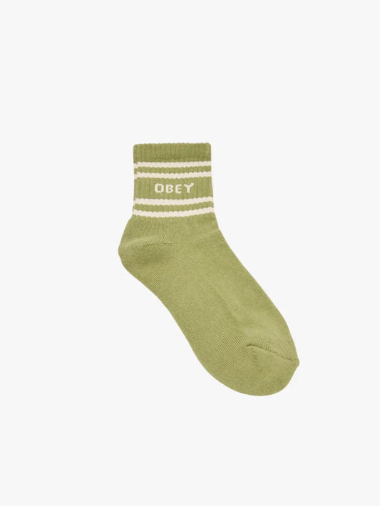 OBEY COOP SOCKS PIQUANT GREEN / UNBLEACHED