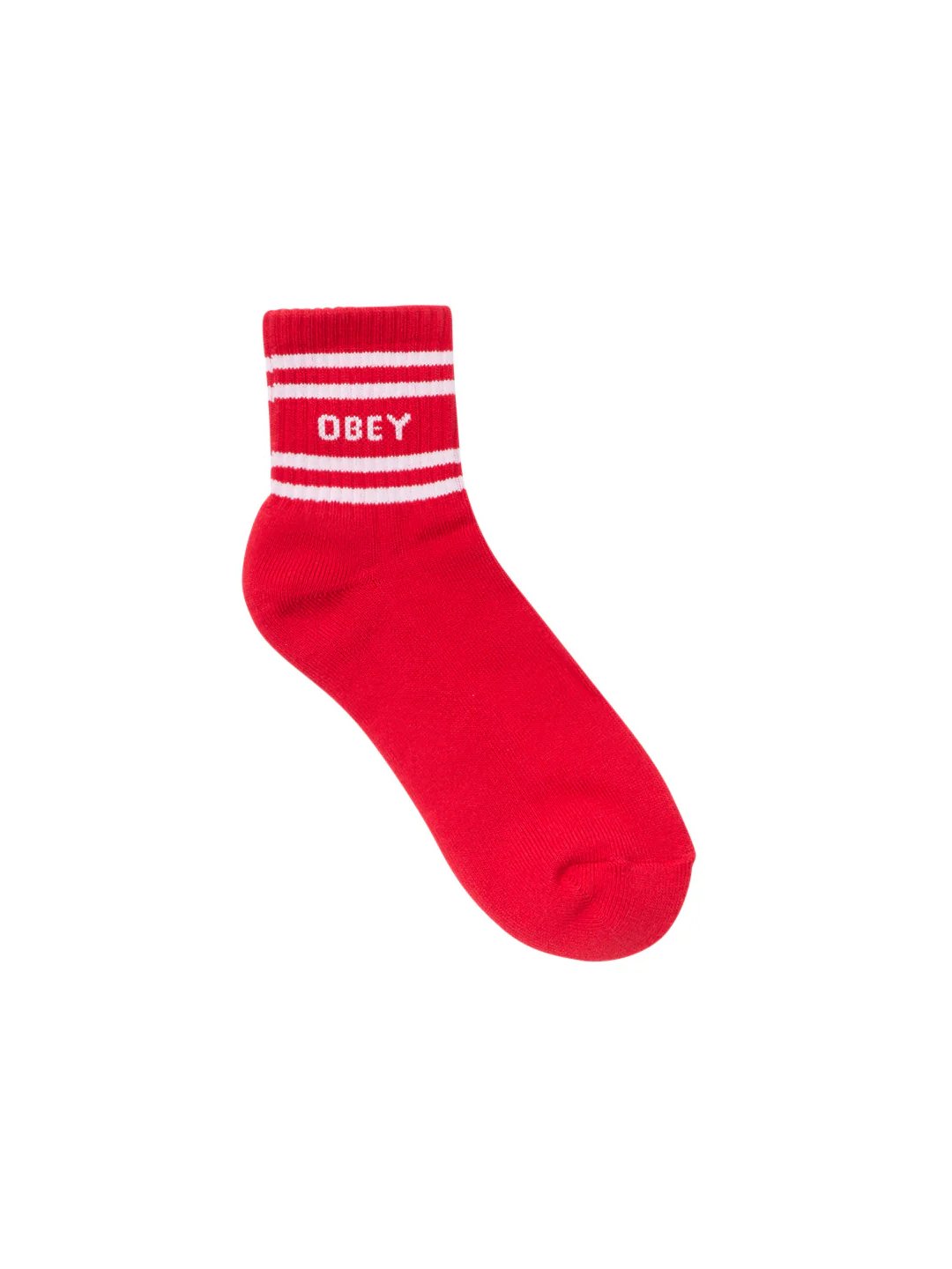 OBEY COOP SOCK RED/WHITE