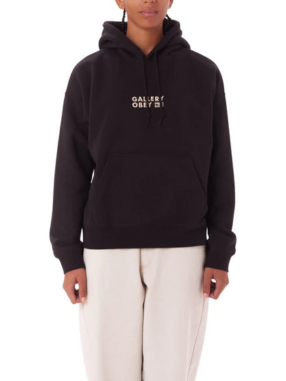 OBEY GALLERY HOOD DIGITAL BLACK