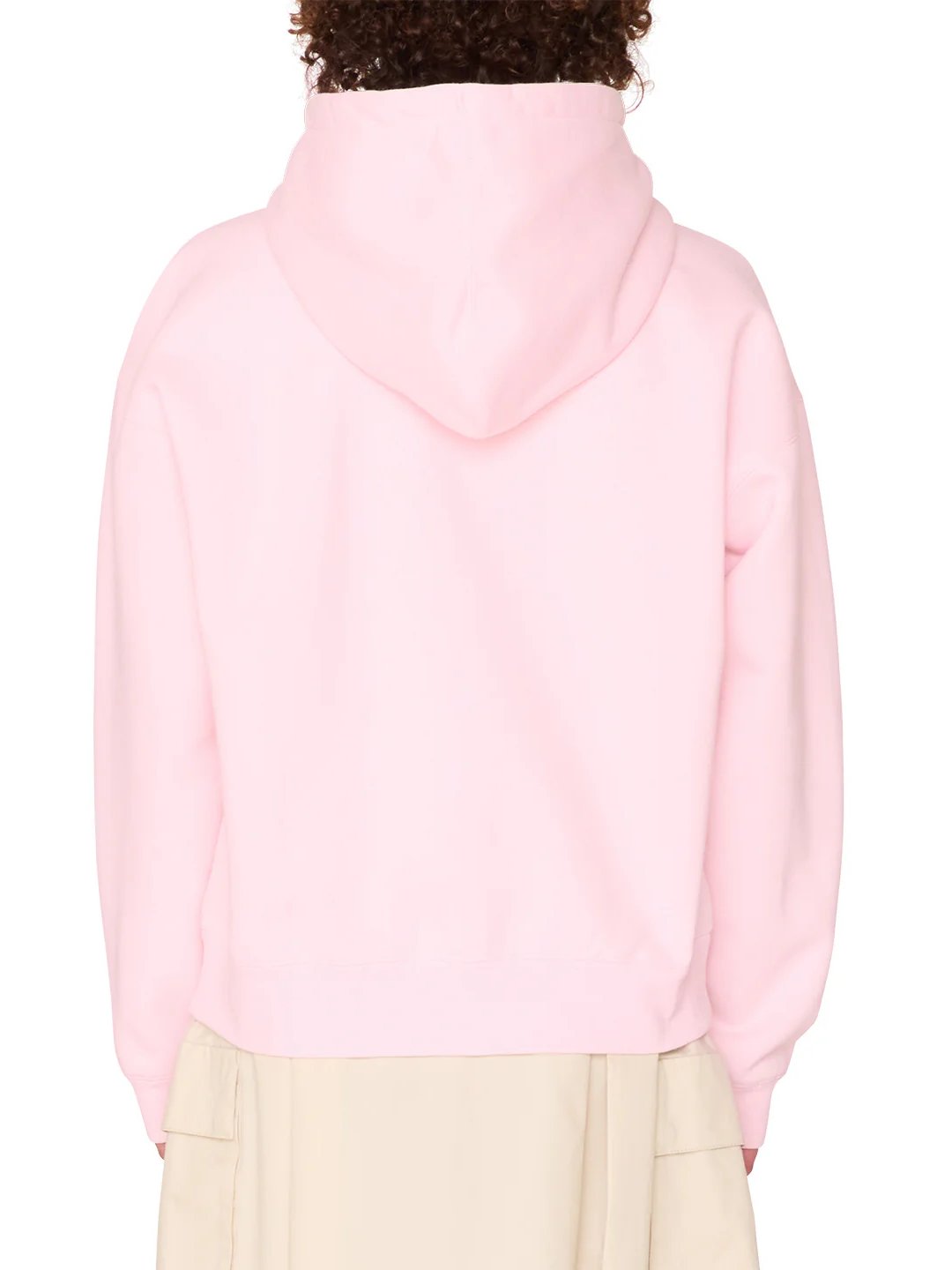 OBEY RIBBON HOODIE PINK SORBET