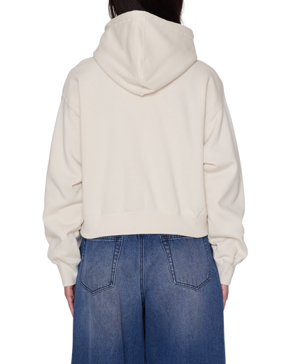 OBEY STUDIOS COLLEGIATE HOODIE SILVER BIRCH 