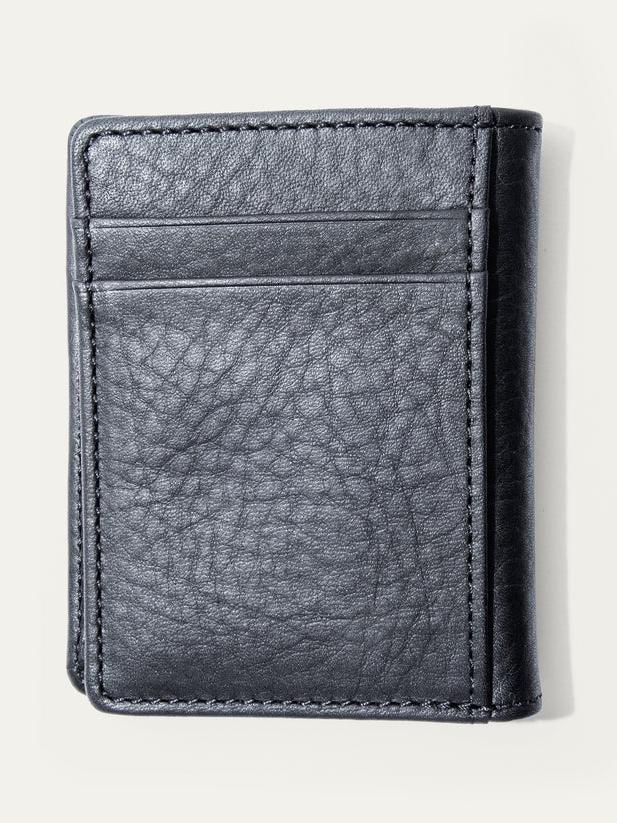 WILL CLASSIC FRONT POCKET WALLET BLACK 