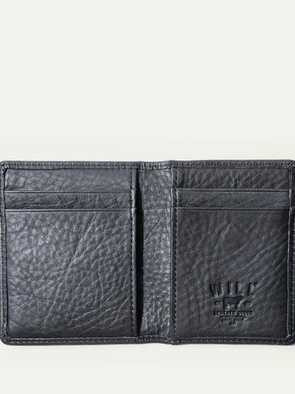 WILL CLASSIC FRONT POCKET WALLET BLACK 