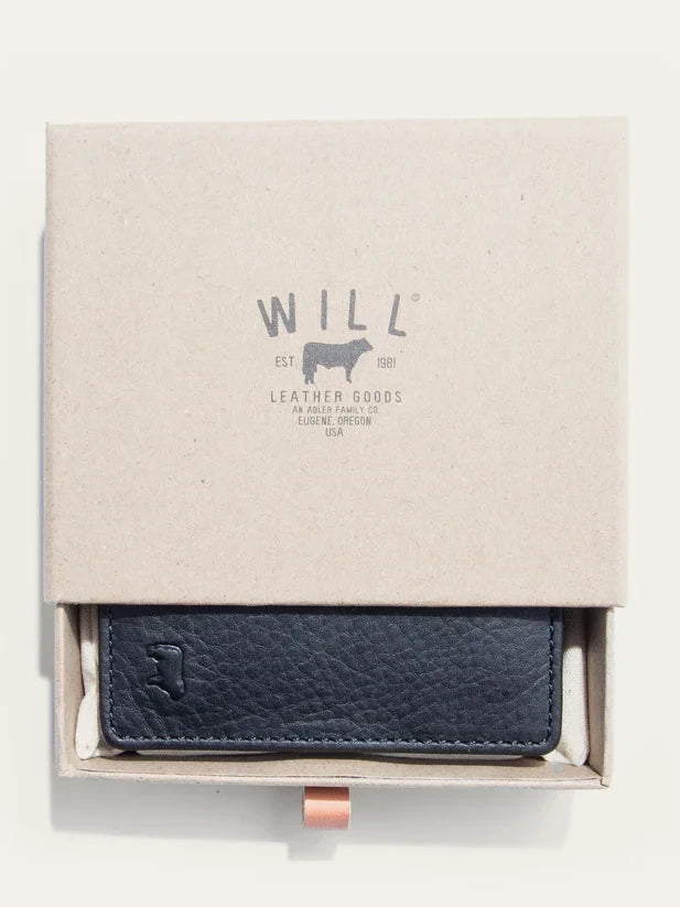 WILL CLASSIC FRONT POCKET WALLET BLACK 