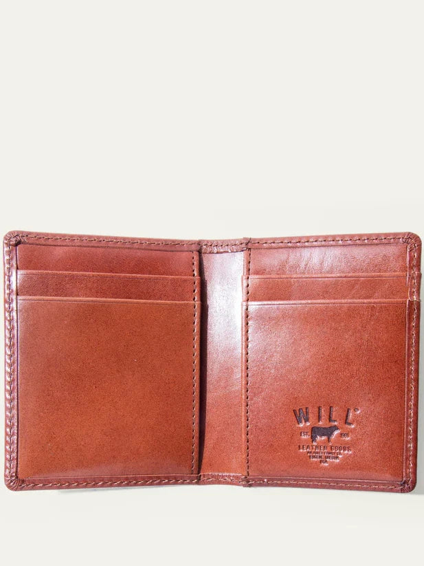 WILL CLASSIC FRONT POCKET WALLET COGNAC