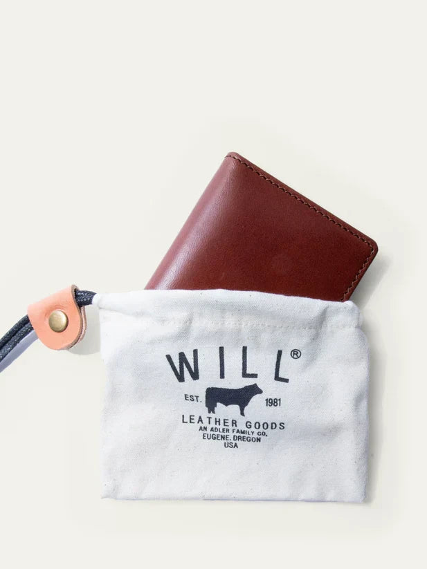 WILL CLASSIC FRONT POCKET WALLET COGNAC