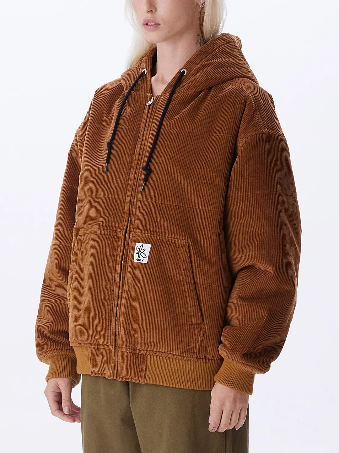 OBEY FOREVER BOMBER CATECHU WOOD