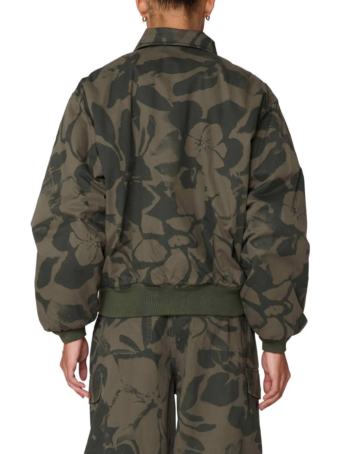 OBEY FLORIEN BOMBER JACKET GREEN MULTI 