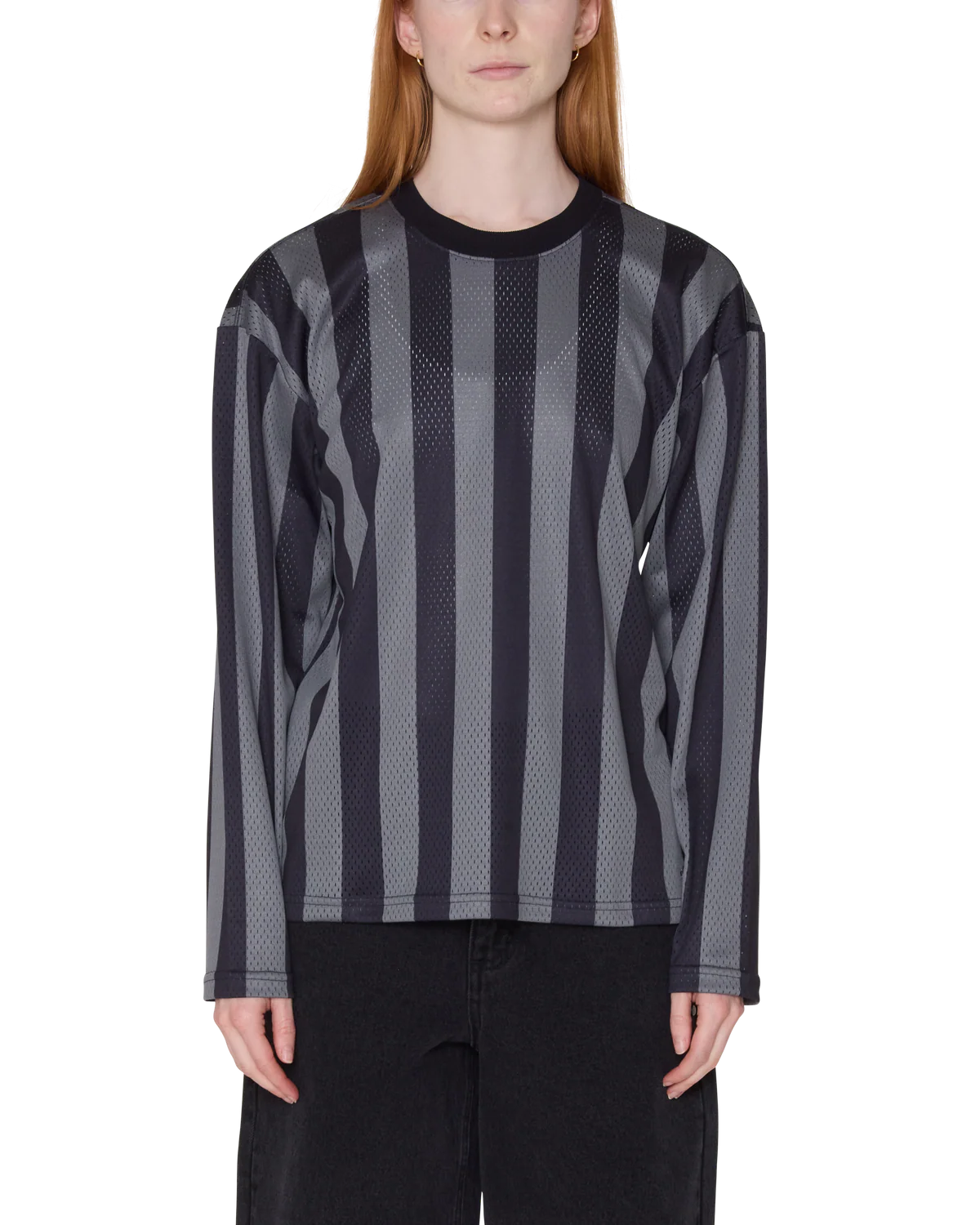 BOUNDS MESH STRIPE LONG SLEEVE