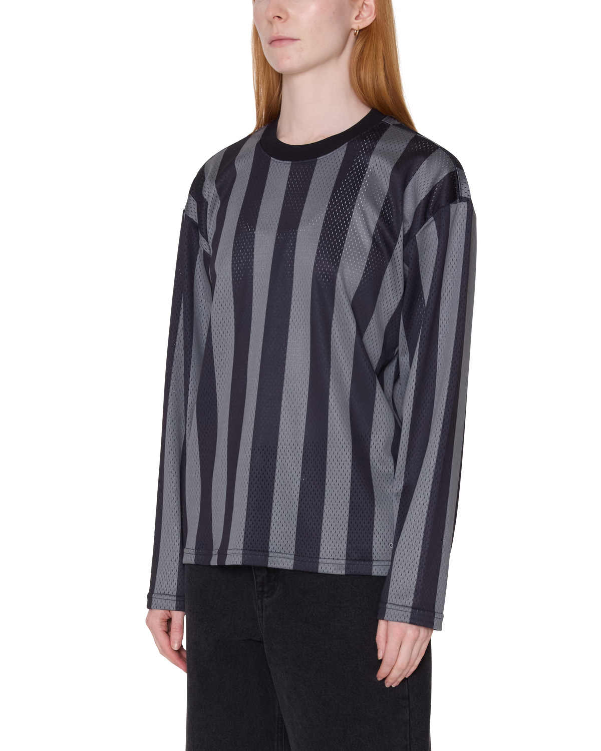 BOUNDS MESH STRIPE LONG SLEEVE