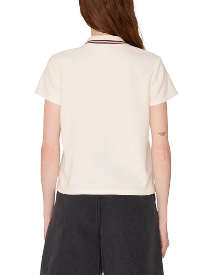 OBEY DUAL S/S POLO MARSHMALLOW