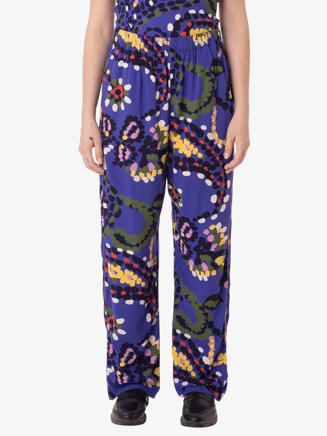 OBEY PAISLEY WORKS PANT MAZARINE BLUE MULTI