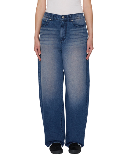 OBEY ALLYSA 5 POCKET DENIM VINTAGE PURPLE 