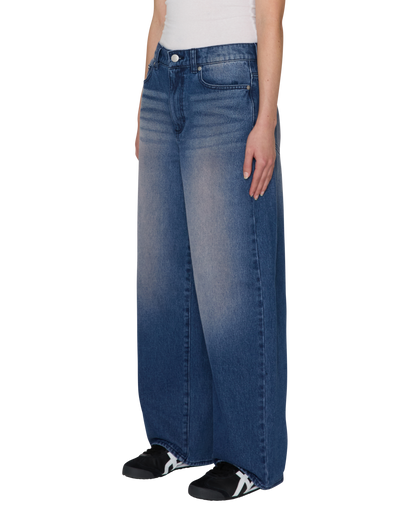 OBEY ALLYSA 5 POCKET DENIM VINTAGE PURPLE 