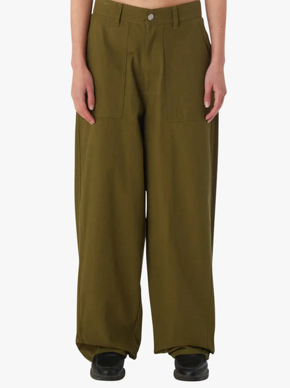 OBEY EUGENE UTILITY PANT MOSS GREEN