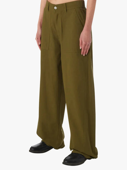 OBEY EUGENE UTILITY PANT MOSS GREEN