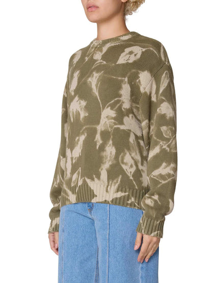 OBEY LEAVES CREW SWEATER