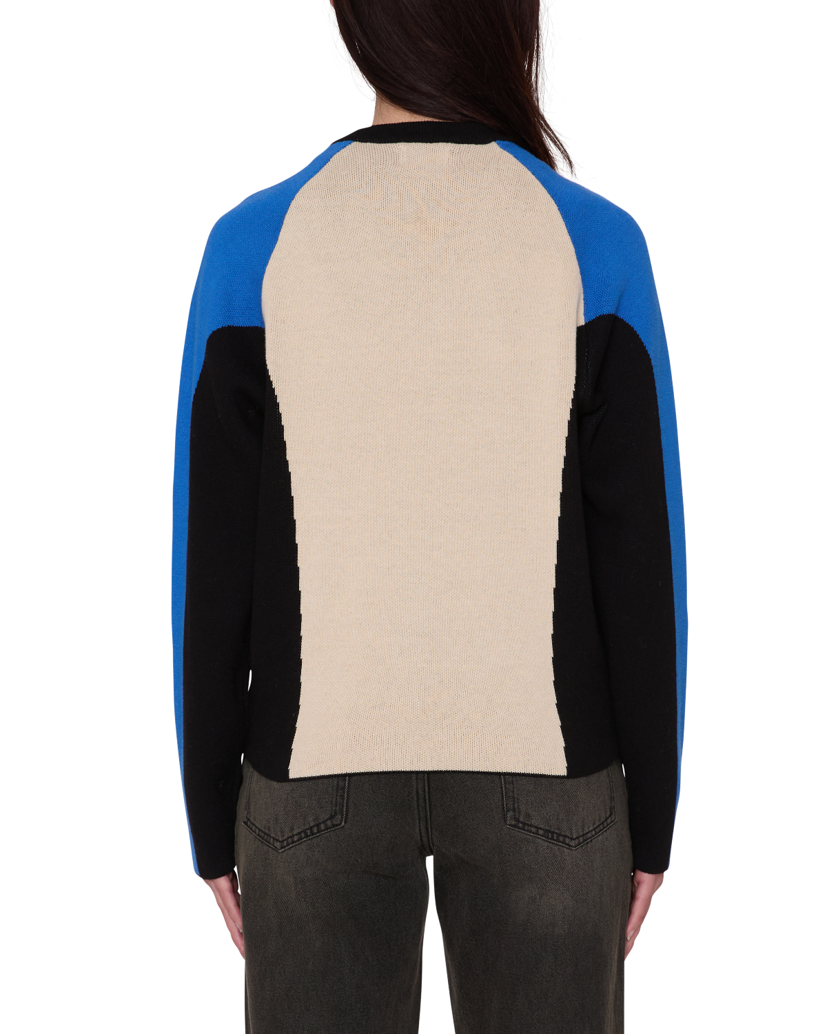 OBEY ANGIE CREW SWEATER CREAM MULTI 