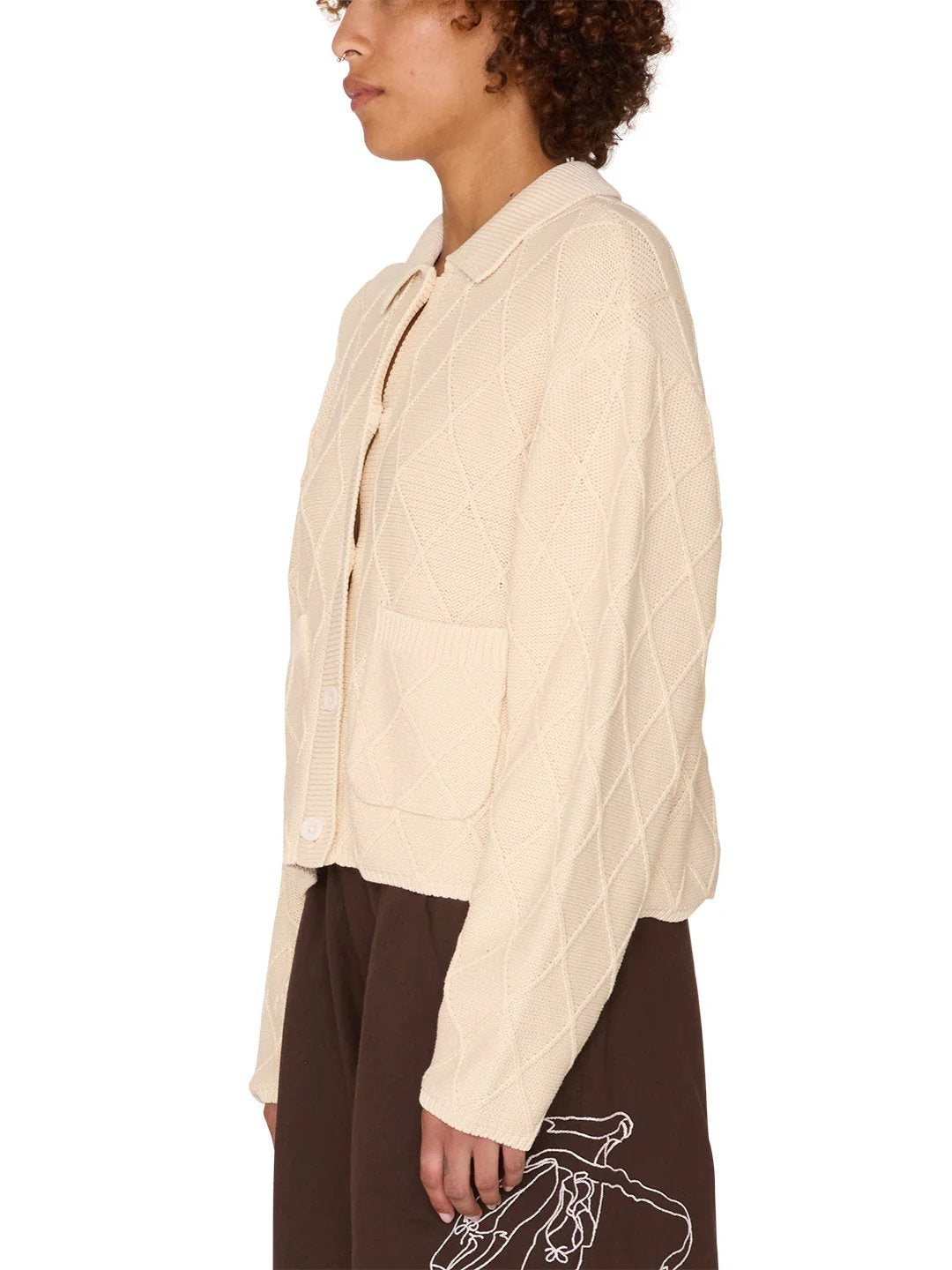 OBEY SWEET MARIE CARDIGAN NATURAL