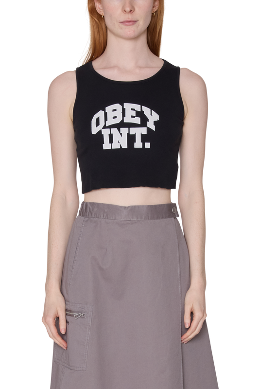 OBEY INT. OUTLINE TANK DIGITAL BLACK