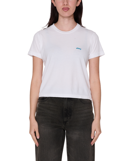 OBEY SOUND AND VISION T-SHIRT WHITE 