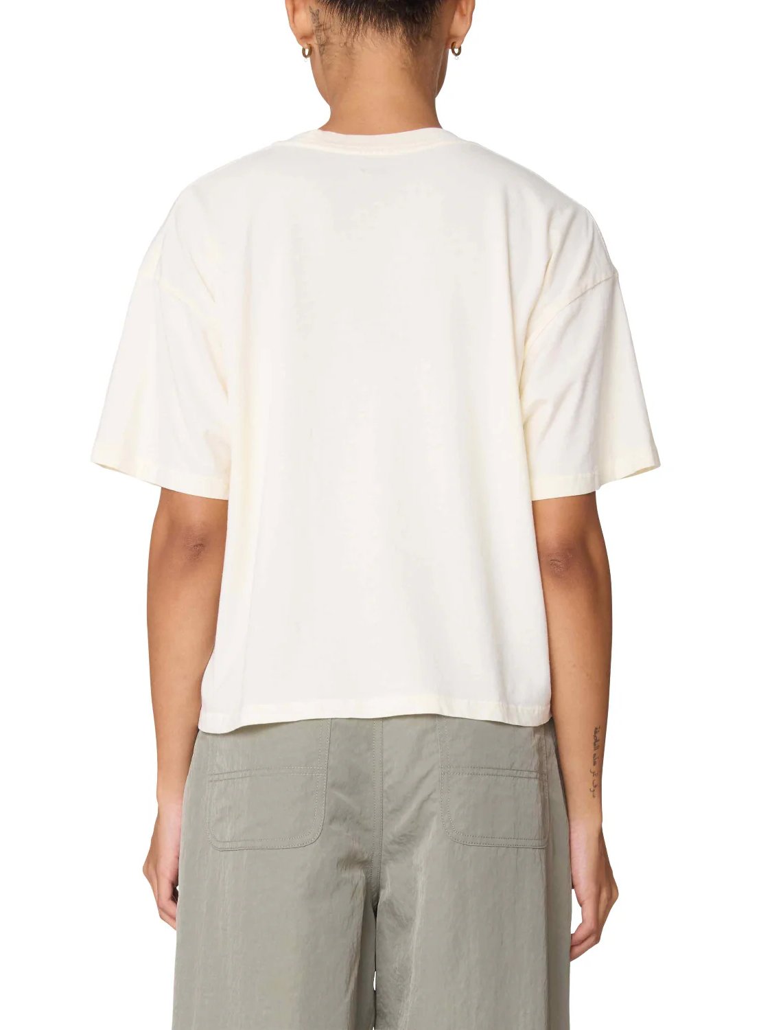 OBEY DOBERMANN T-SHIRT UNBLEACHED 