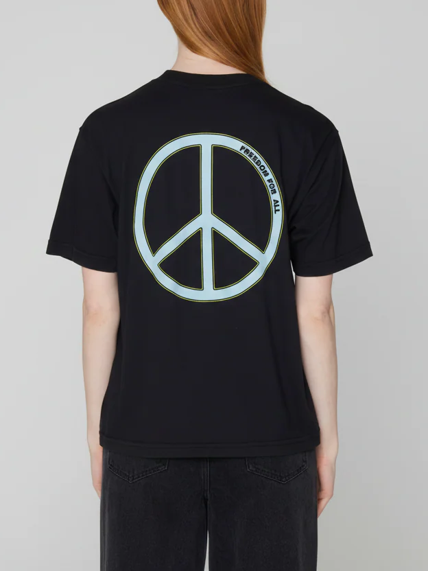 OBEY FREEDOM FOR ALL T-SHIRT DIGITAL BLACK 