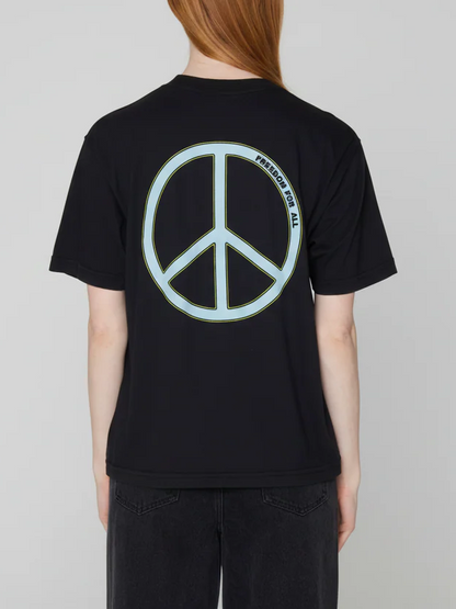 OBEY FREEDOM FOR ALL T-SHIRT DIGITAL BLACK 