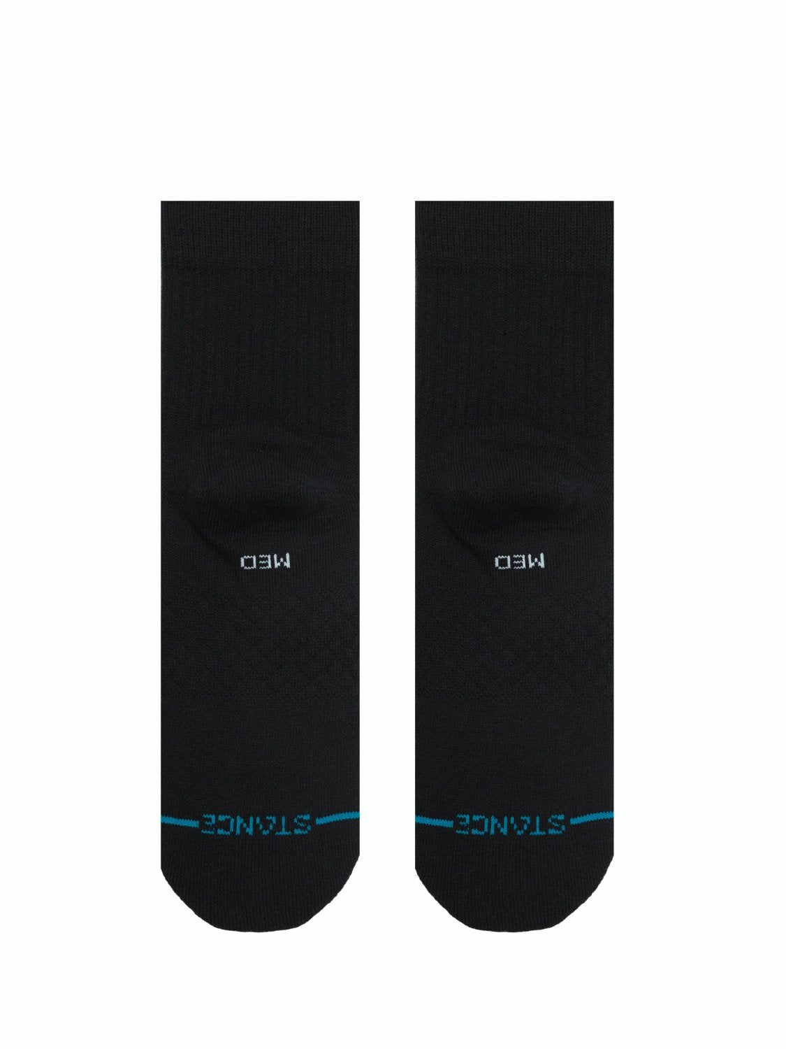 STANCE ICON QUARTER SOCKS BLACK