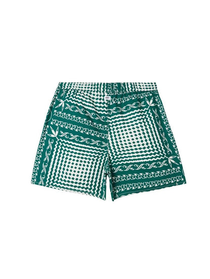 OBEY ANGELICA BANDANA SHORT AVENTURINE GREEN