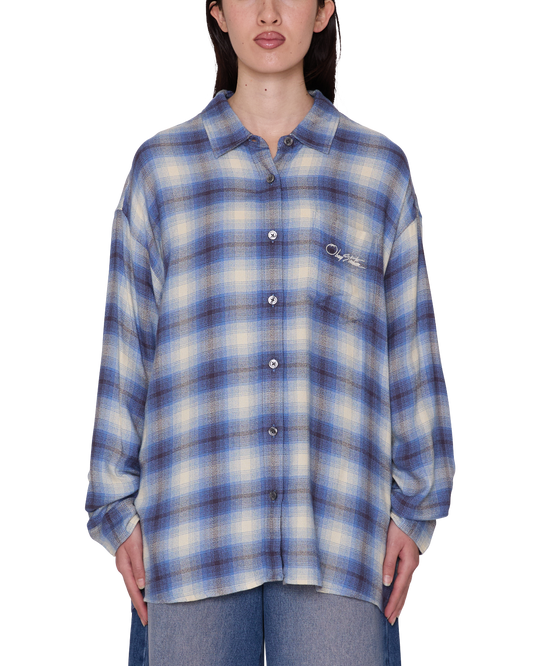 OBEY ZELIA SHIRT BLUE MULTI 