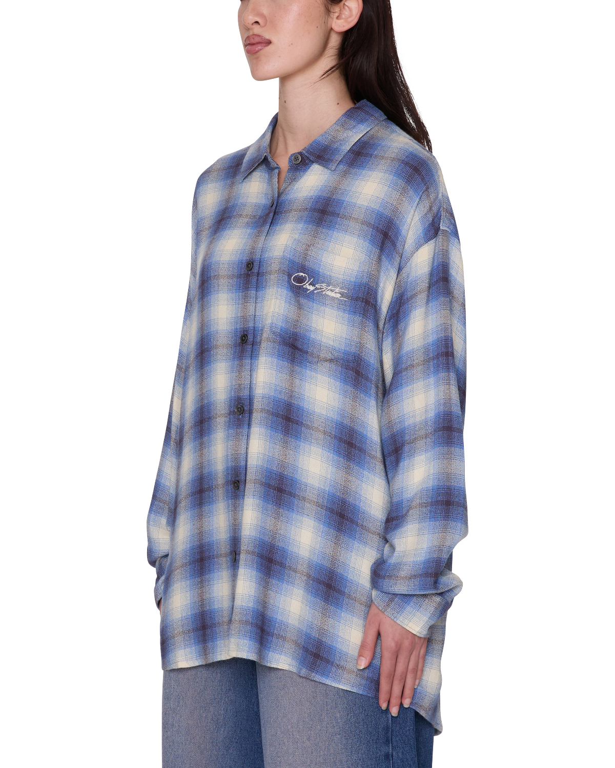 OBEY ZELIA SHIRT BLUE MULTI 