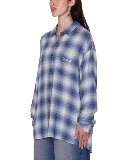 OBEY ZELIA SHIRT BLUE MULTI 