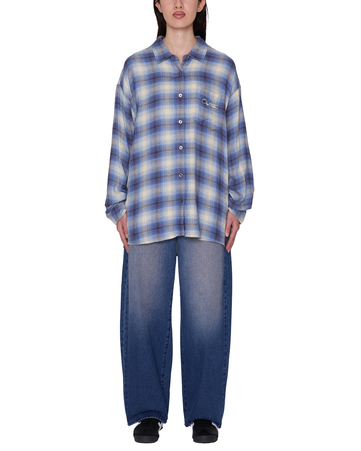 OBEY ZELIA SHIRT BLUE MULTI 