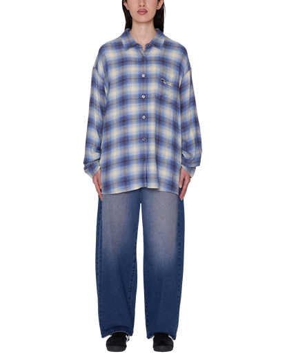 OBEY ZELIA SHIRT BLUE MULTI 