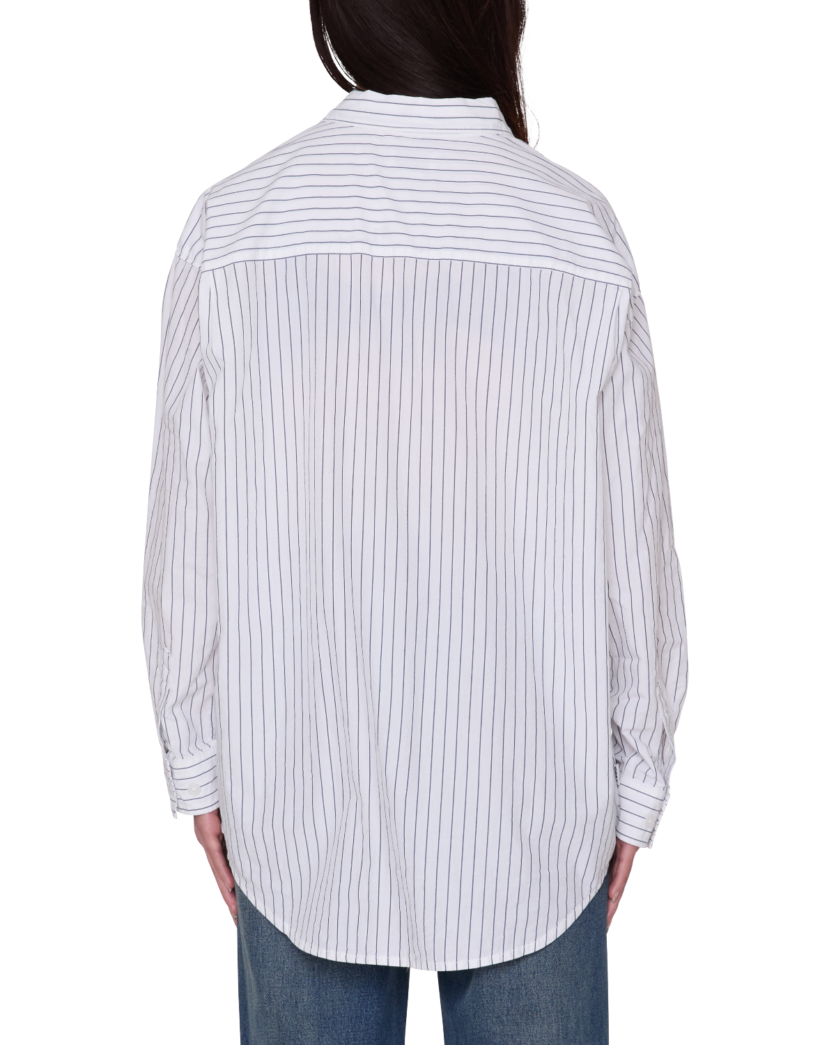 OBEY CARLOTTA STRIPE SHIRT WHITE MULTI 
