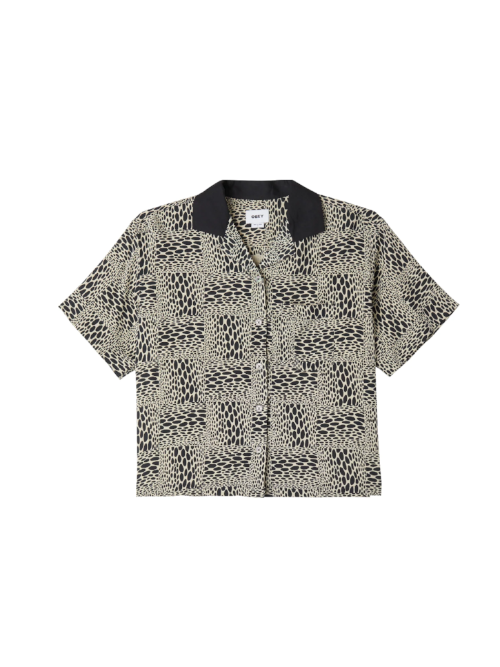 OBEY JUBATUS SHIRT OYSTER GREY MULTI 