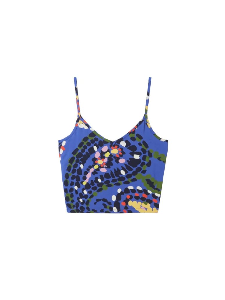 OBEY PAISLEY WORKS TANK TOP MAZARINE BLUE MULTI