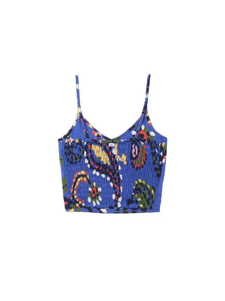 OBEY PAISLEY WORKS TANK TOP MAZARINE BLUE MULTI