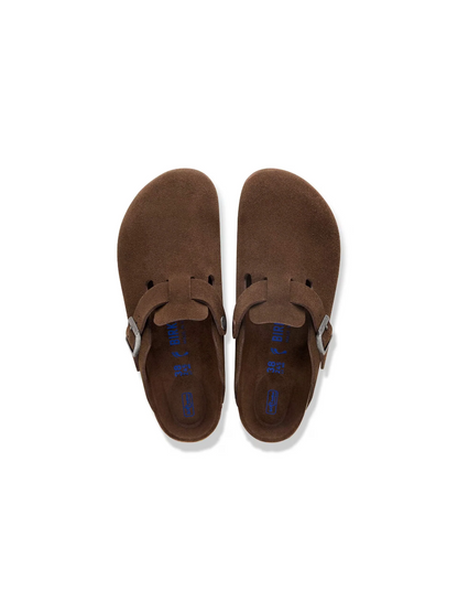 BIRKENSTOCK BOSTON SOFT FOOTBED SUEDE LEATHER CARAFE 