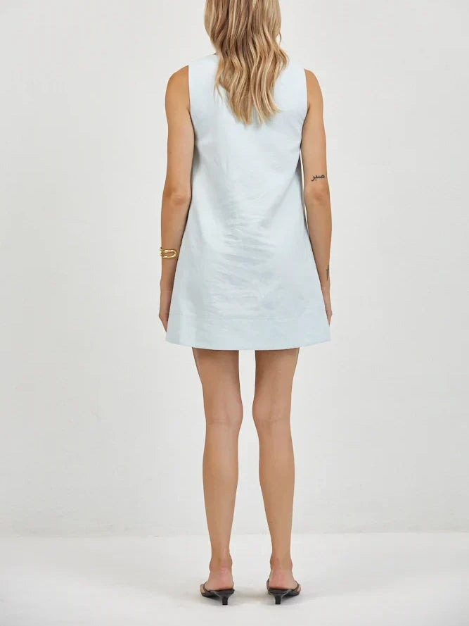 A.REN CELINE MINI DRESS SKY BLUE 