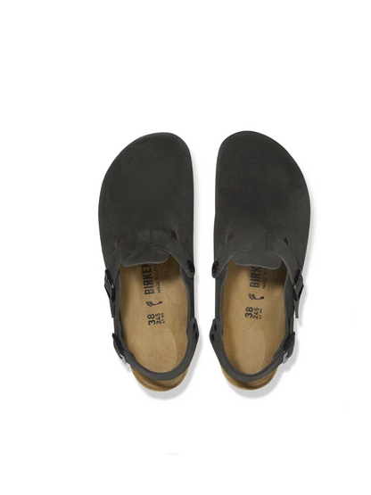 BIRKENSTOCK TOKIO BLACK SUEDE LEATHER 