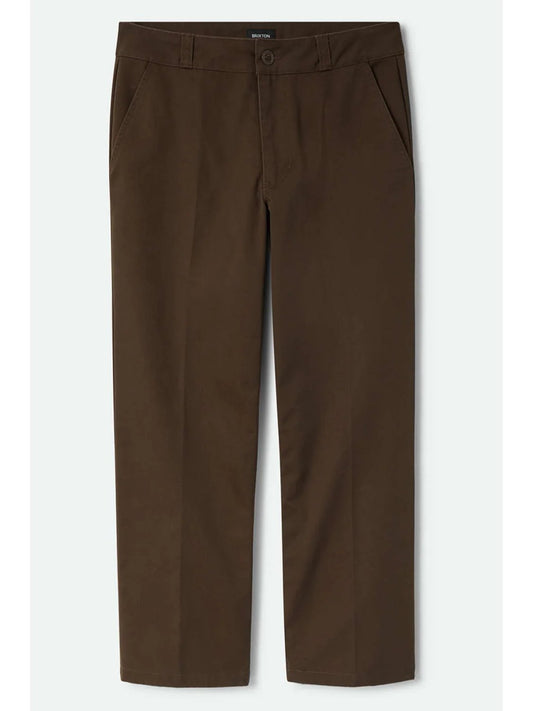 BRIXTON TRADEMARK CHINO PANT WALNUT BROWN 