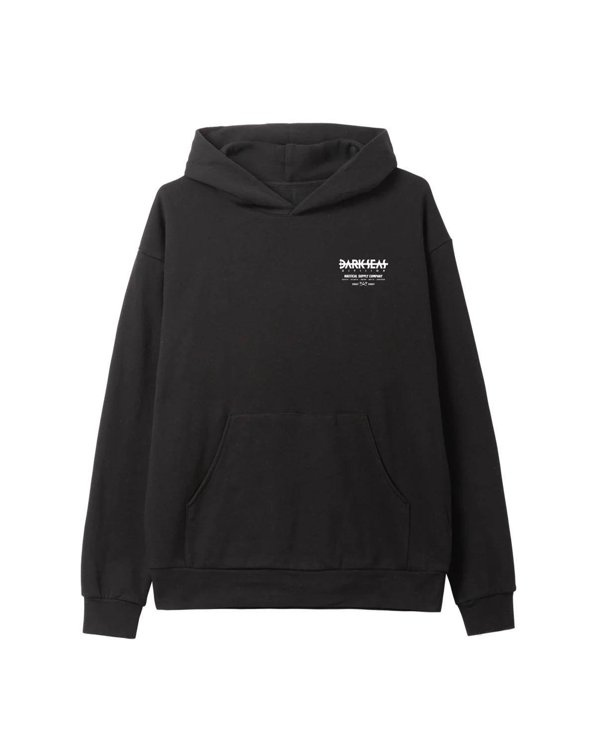 DARK SEAS WORLDWIDE PULLOVER HOODIE BLACK 