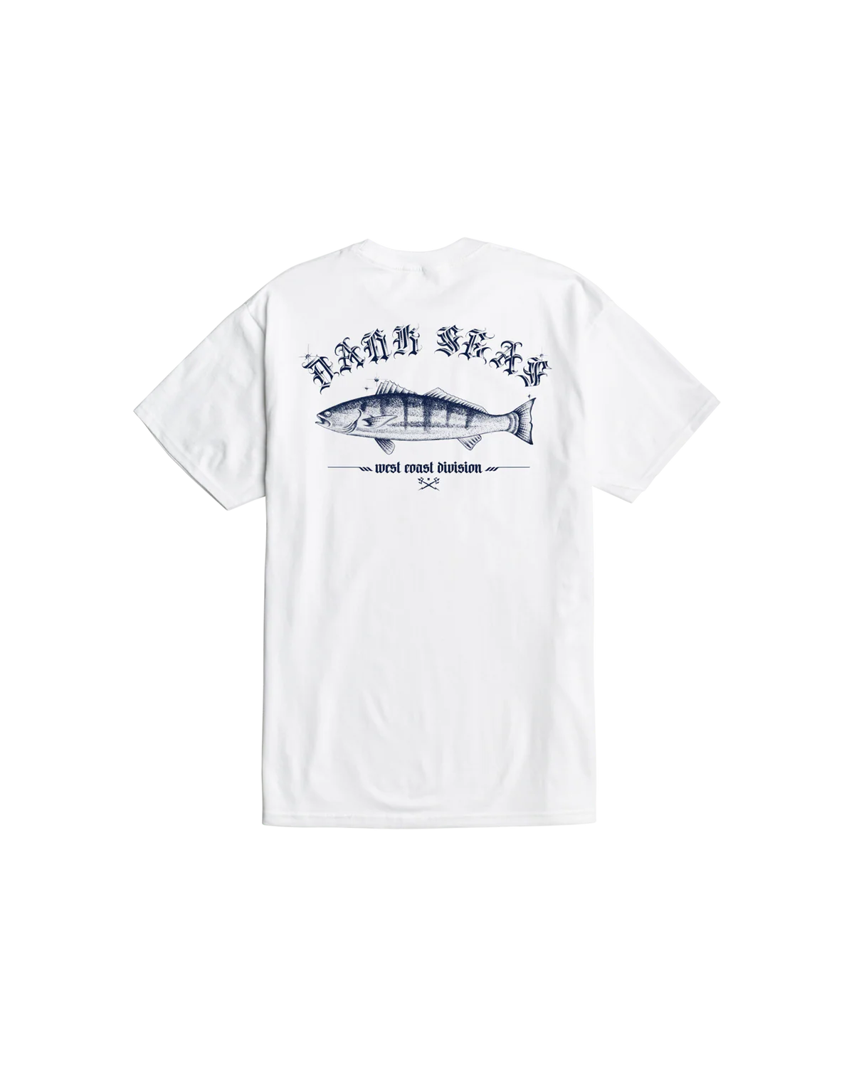 DARK SEAS WHITE SEA BASS STOCK T-SHIRT 