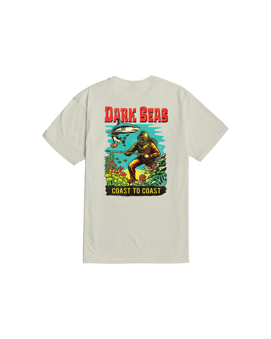 DARK SEAS WATER DECAL PREMIUM T-SHIRT CREAM