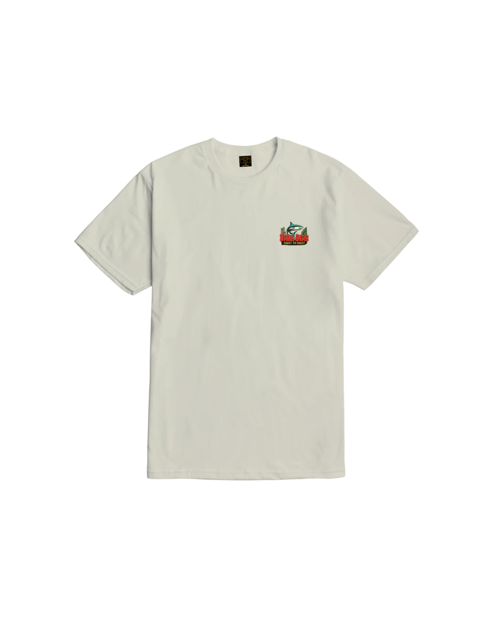 DARK SEAS WATER DECAL PREMIUM T-SHIRT CREAM