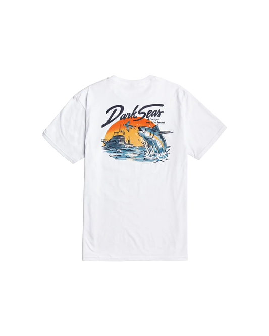 DARK SEAS IN PURSUIT PREMIUM T-SHIRT WHITE 