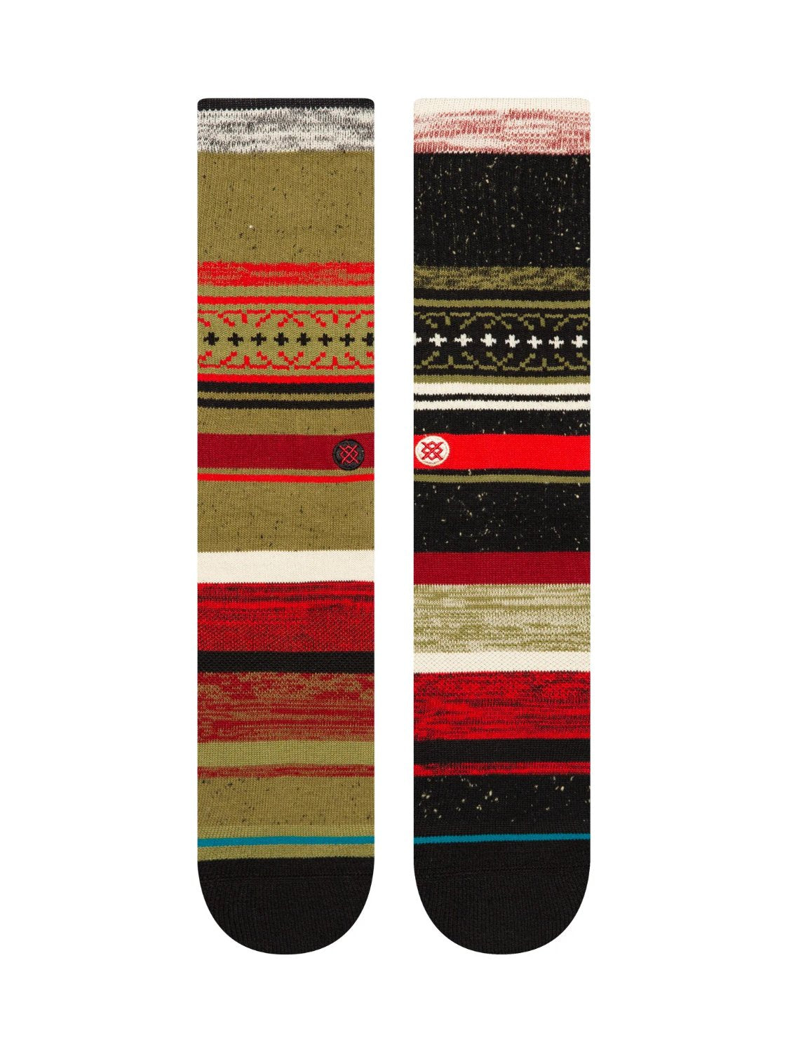 STANCE MERRY MERRY CREW SOCKS RED