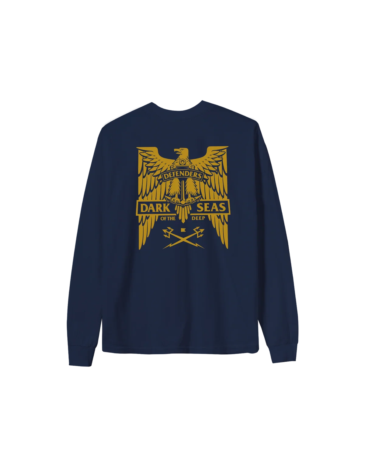 DARK SEAS HOMELAND LONG SLEEVE T-SHIRT NAVY 